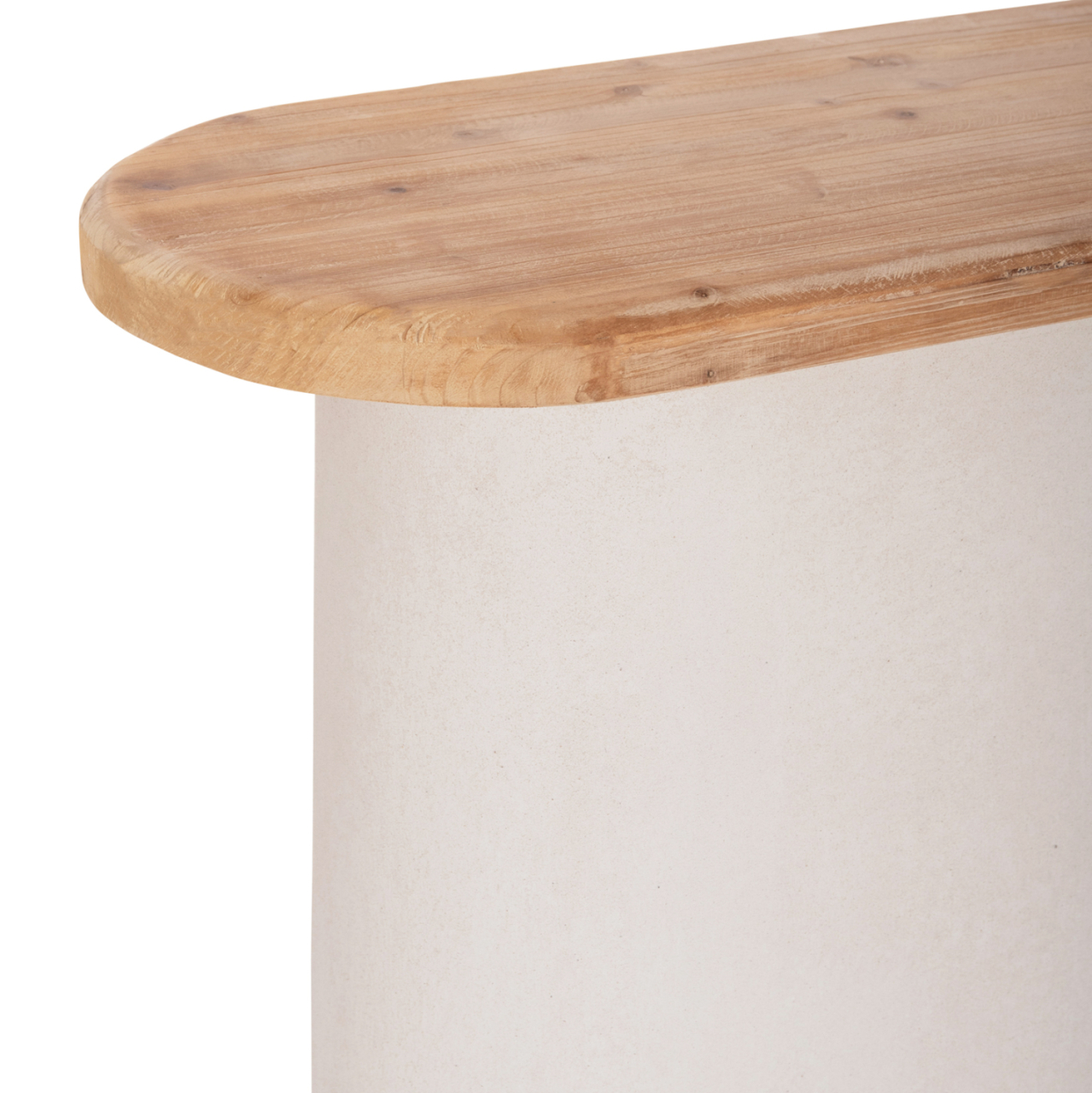 CONSOLE SANTORINI HM18338 FIR WOOD TABLETOP-MDF BASE IN OFF-WHITE 150x35x82Hcm. [8]
