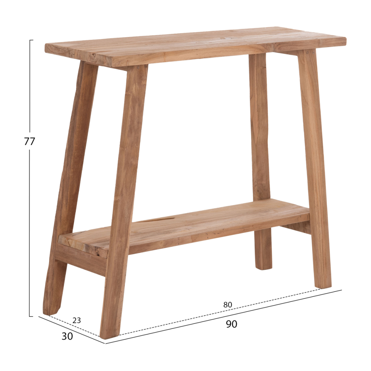 CONSOLE TALIBER HM18256 TEAK WOOD IN NATURAL COLOR 90x30x77Hcm. [2]