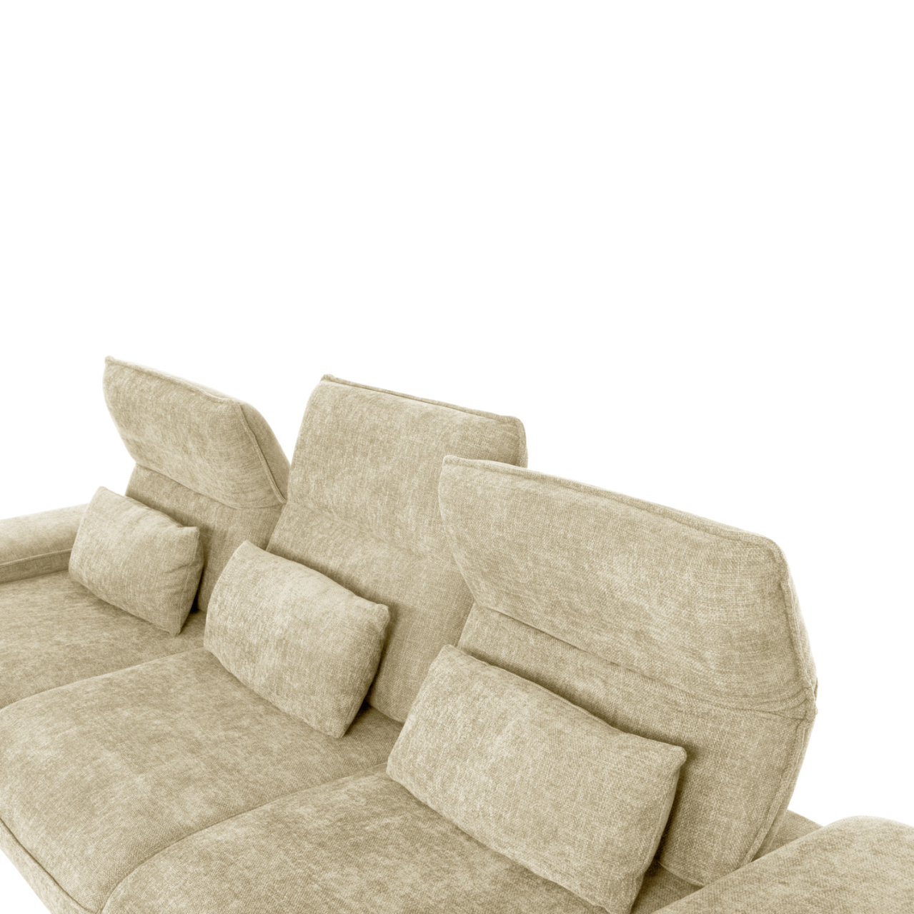 CORNER (LEFT) SOFA-BED CONVERT HM3268.01L ECRU FABRIC 283x188x100Hcm. [7]