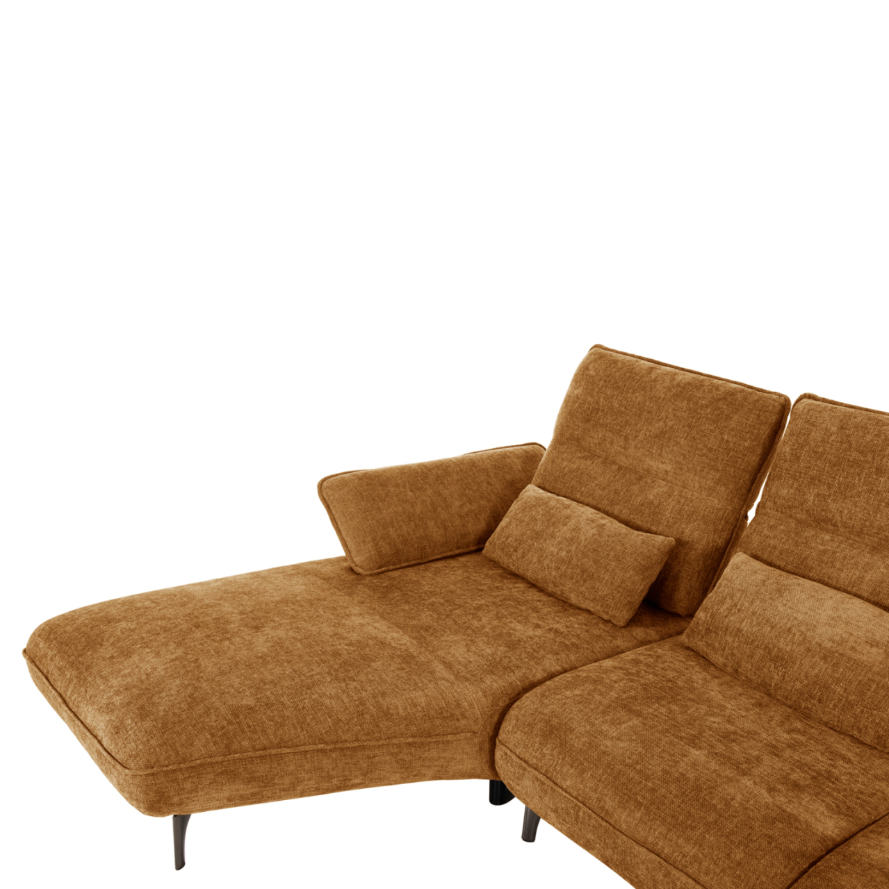 CORNER (LEFT) SOFA-BED CONVERT HM3268.02L BRICK RED FABRIC 283x188x100Hcm. [6]