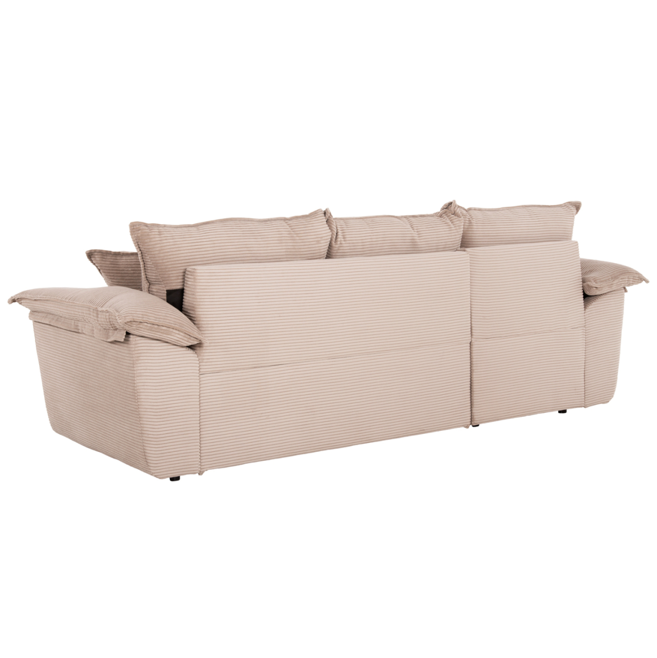 CORNER (LEFT) SOFA-BED WITH STORAGE SPACE ALDO HM3276.01L BEIGE FABRIC 256x91-159x87Hcm. [6]