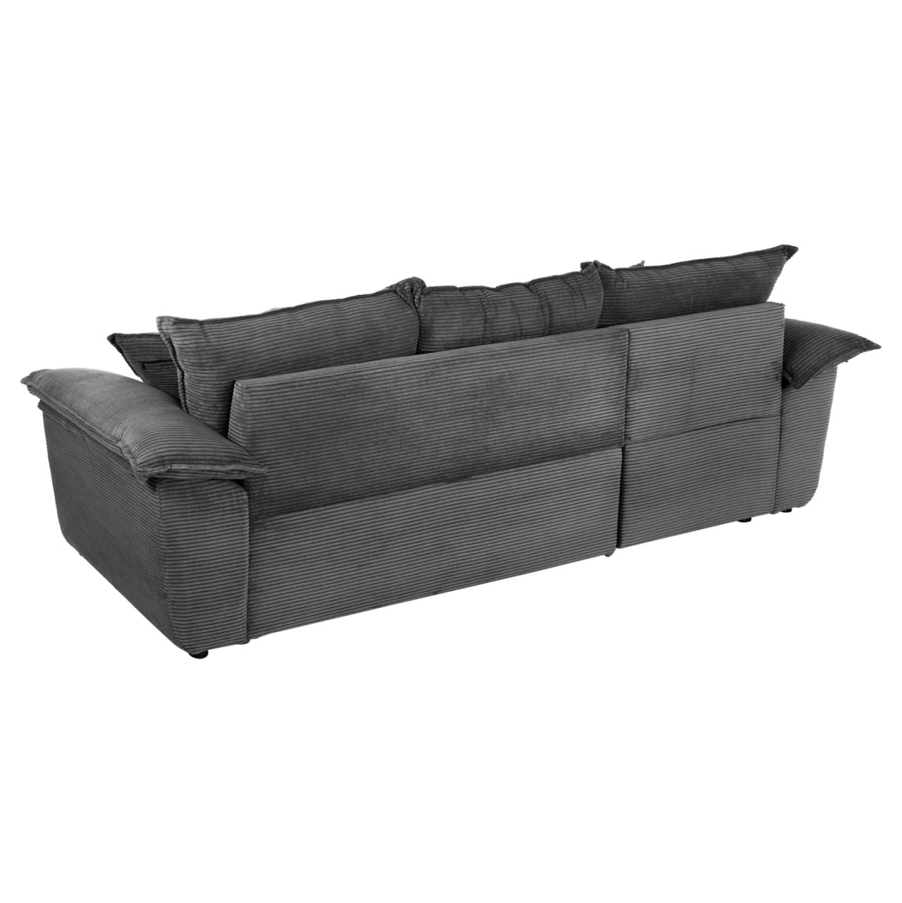 CORNER (LEFT) SOFA-BED WITH STORAGE SPACE ALDO HM3276.02L ANTHRACITE FABRIC 256x91-159x87Hcm. [6]
