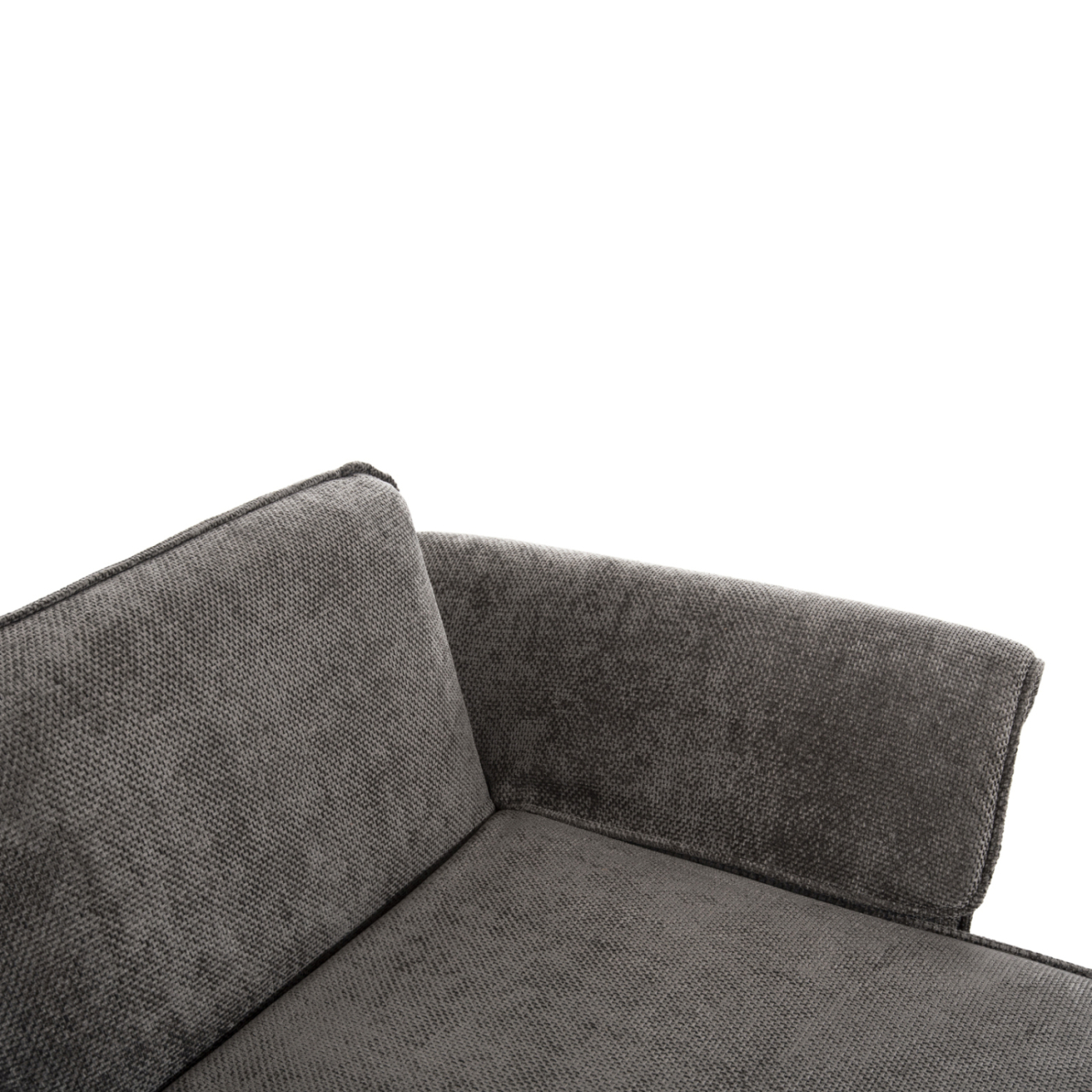 CORNER REVERSIBLE SOFA-BED MAILO HM6071.02 DARK GREY FABRIC-METAL LEGS 300x145x80Hcm. [9]