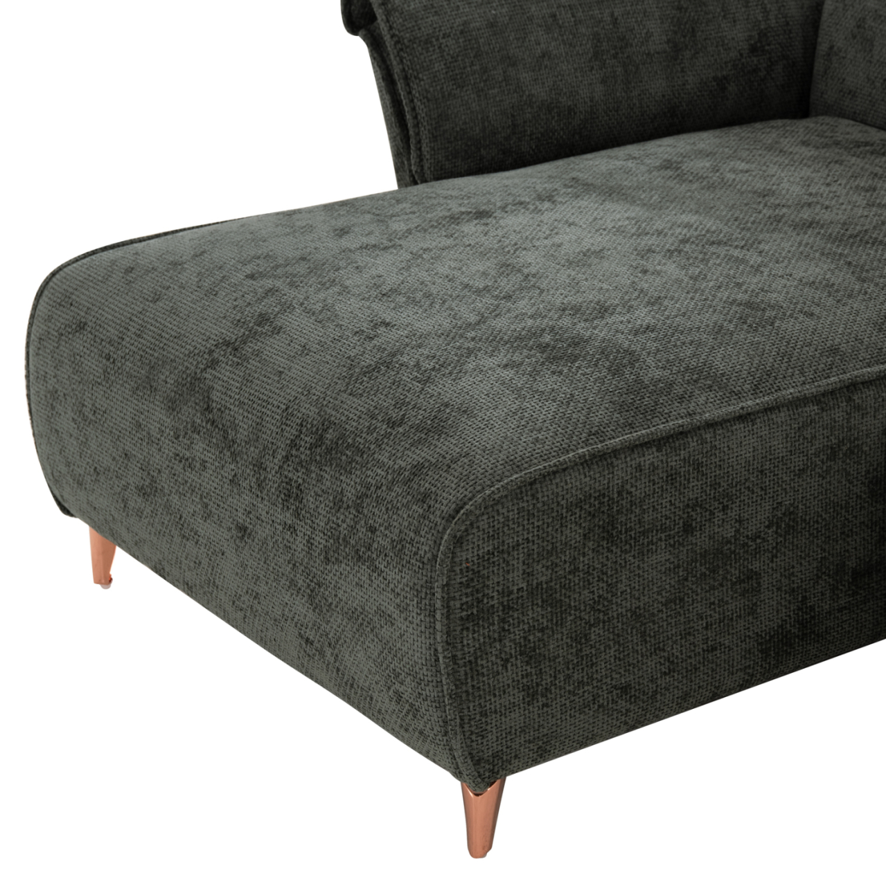 CORNER REVERSIBLE SOFA-BED MAILO HM6071.03 GREEN FABRIC-METAL LEGS 300x145x80Hcm. [8]