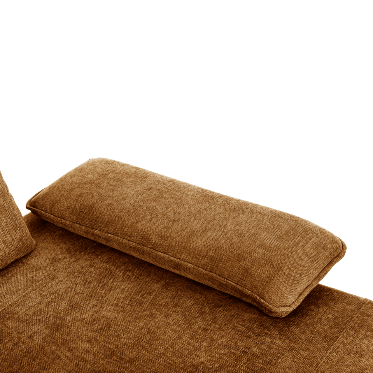 CORNER (RIGHT) SOFA-BED CONVERT HM3268.02R BRICK RED FABRIC 283x188x100Hcm. [8]