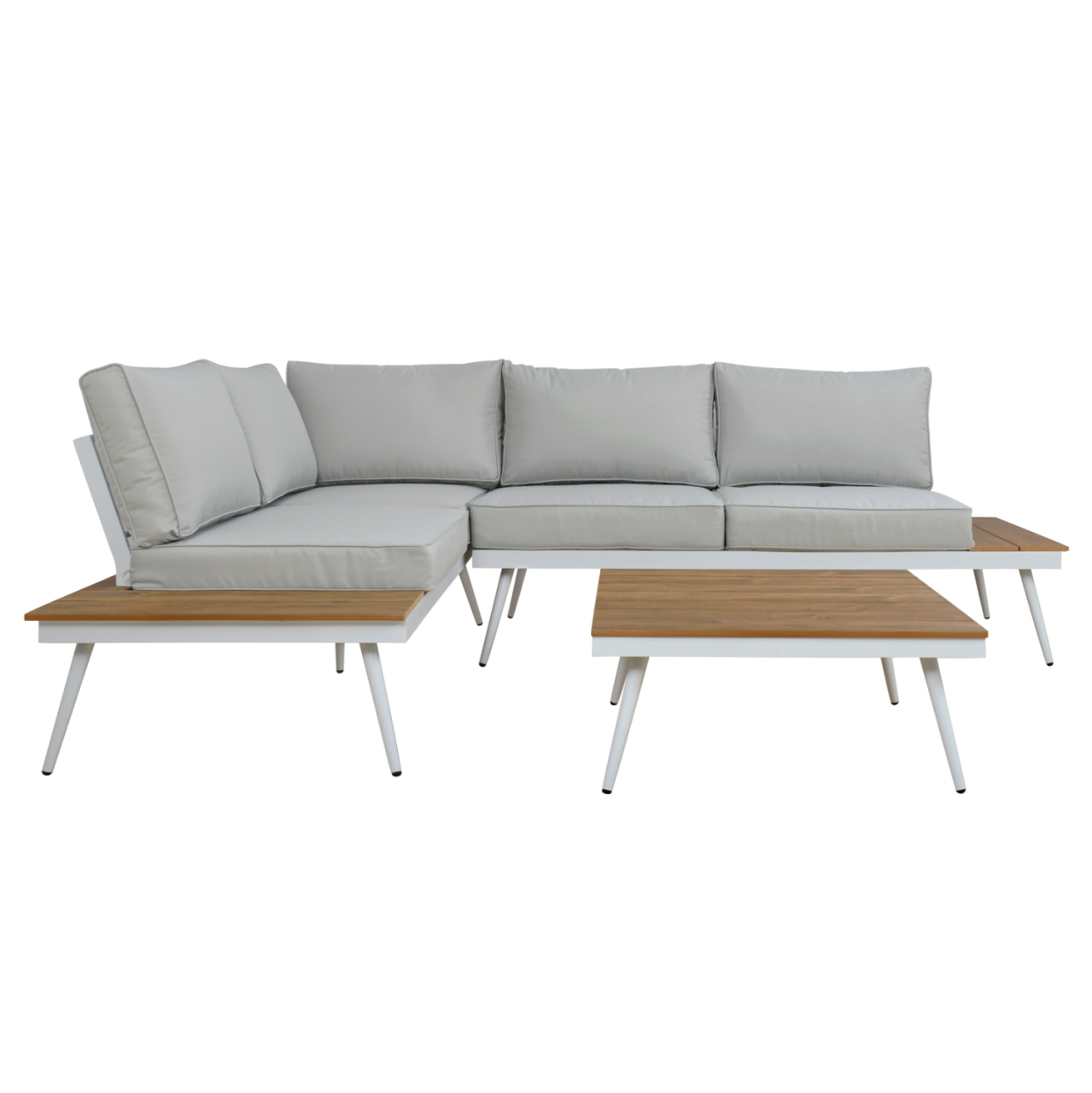 Corner Sofa Aluminum with Table for outdoor spaces HM5126.11 [3]