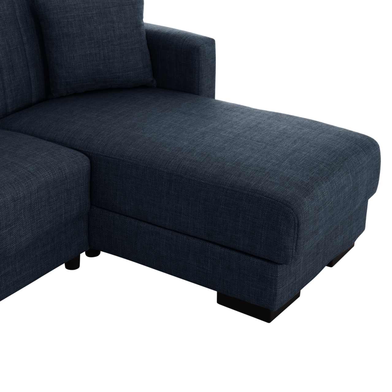 CORNER SOFA-BED GHUFRAN HM3244.07 REVERSIBLE WITH STORAGE SPACE-BLUE FABRIC 202x140x78Hcm. [9]