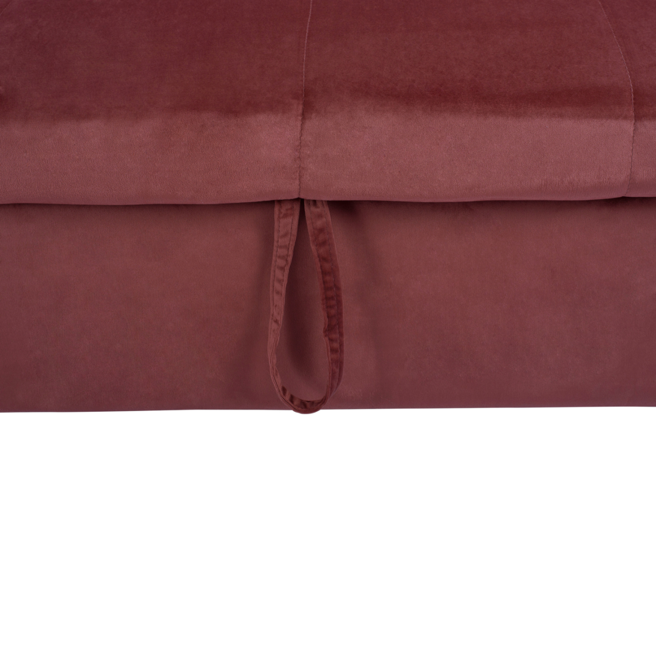 CORNER SOFA BED VELVET DUSTY PINK WAYNE 224x147x85cm. HM3028.12 [6]