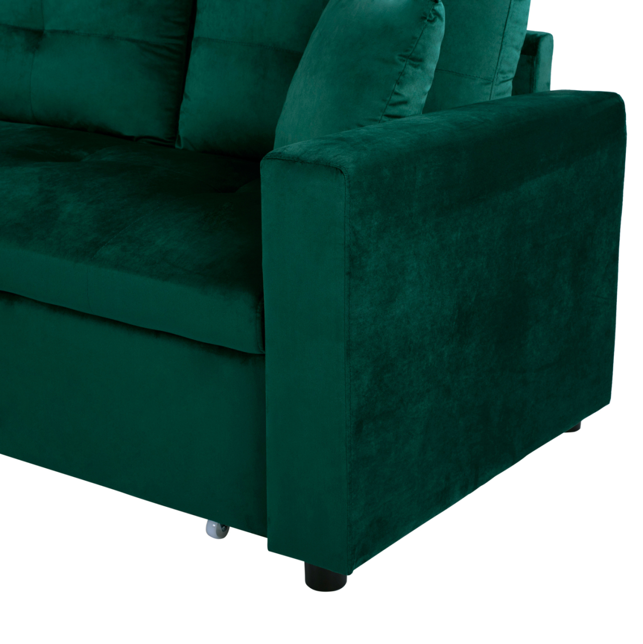 Corner Sofa Bed Wayne 224x147x85 HM3028.13 Cypress Green Velvet [8]