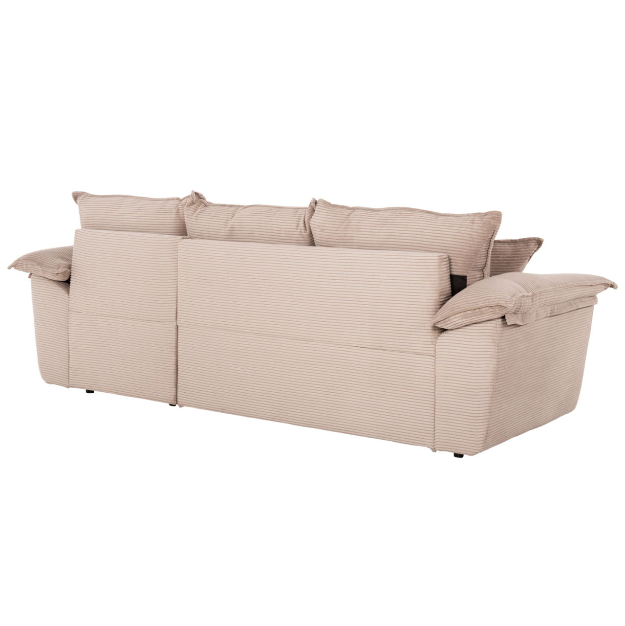 CORNER SOFA-BED WITH STORAGE SPACE ALDO HM3276.01R BEIGE FABRIC 256x91-159x87Hcm. [6]