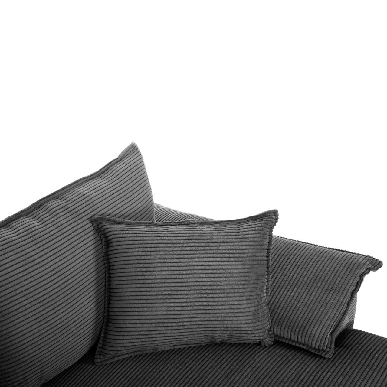 CORNER SOFA-BED WITH STORAGE SPACE ALDO HM3276.02R ANTHRACITE FABRIC 256x91-159x87Hcm. [7]