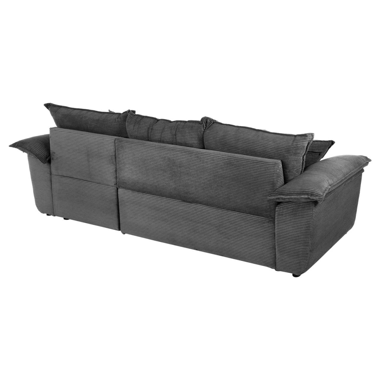 CORNER SOFA-BED WITH STORAGE SPACE ALDO HM3276.02R ANTHRACITE FABRIC 256x91-159x87Hcm. [6]