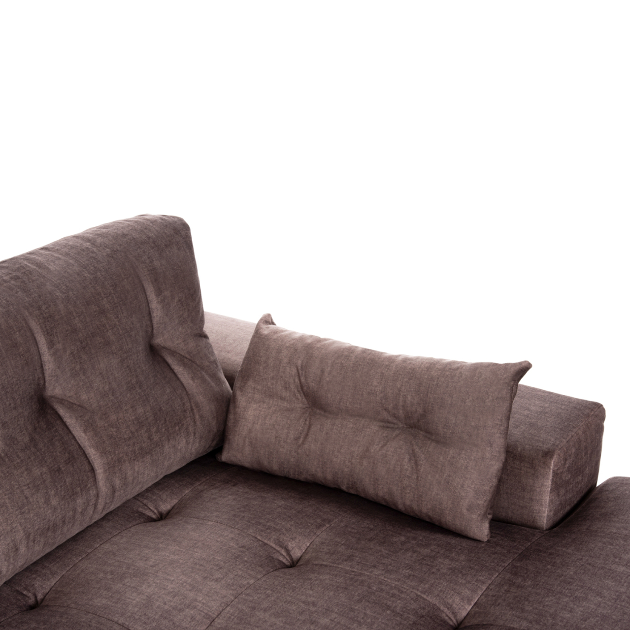 CORNER SOFA-BED WITH STORAGE SPACE CLANCY HM3281.03R BROWN FABRIC 308x181x92Hcm. [8]