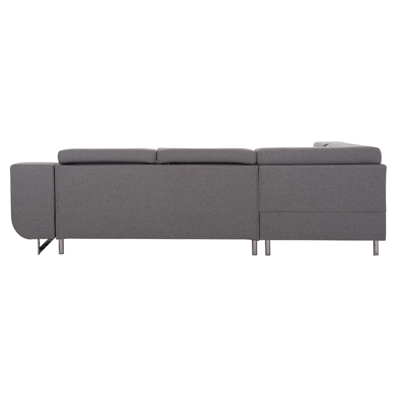 CORNER SOFA-BED WITH STORAGE SPACE ENCORE HM3301.01L GREY FABRIC 285x205x90Hcm. [6]