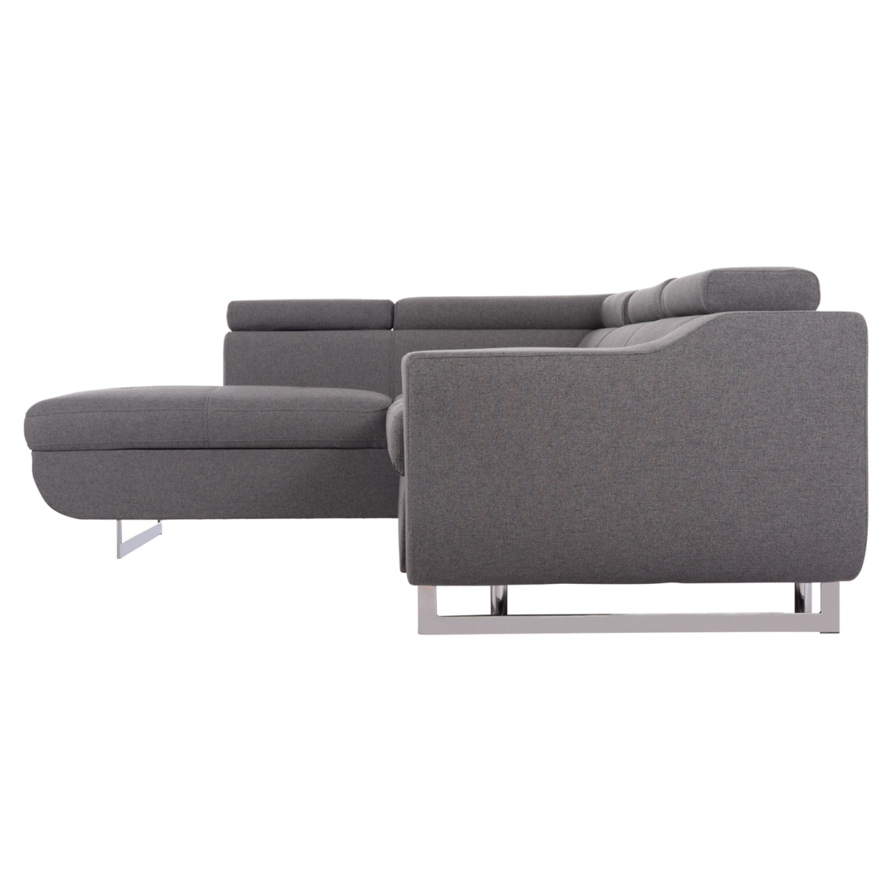 CORNER SOFA-BED WITH STORAGE SPACE ENCORE HM3301.01L GREY FABRIC 285x205x90Hcm. [5]