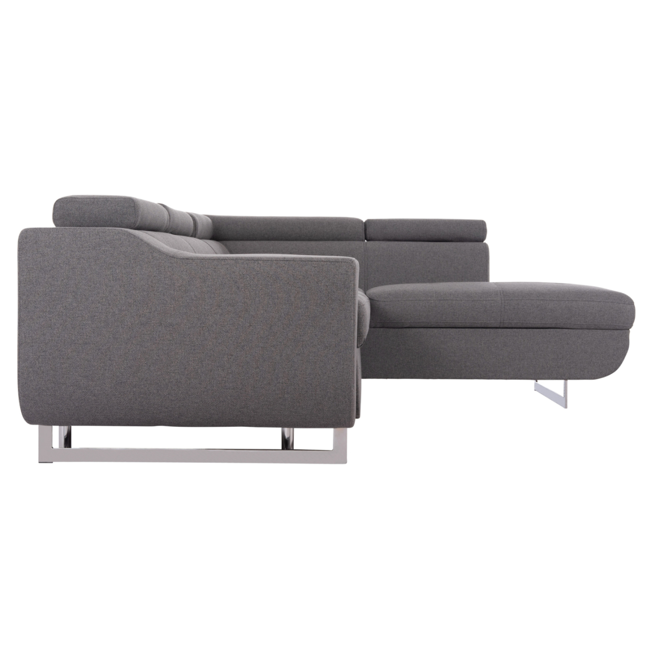 CORNER SOFA-BED WITH STORAGE SPACE ENCORE HM3301.01R GREY FABRIC 285x205x90Hcm. [6]