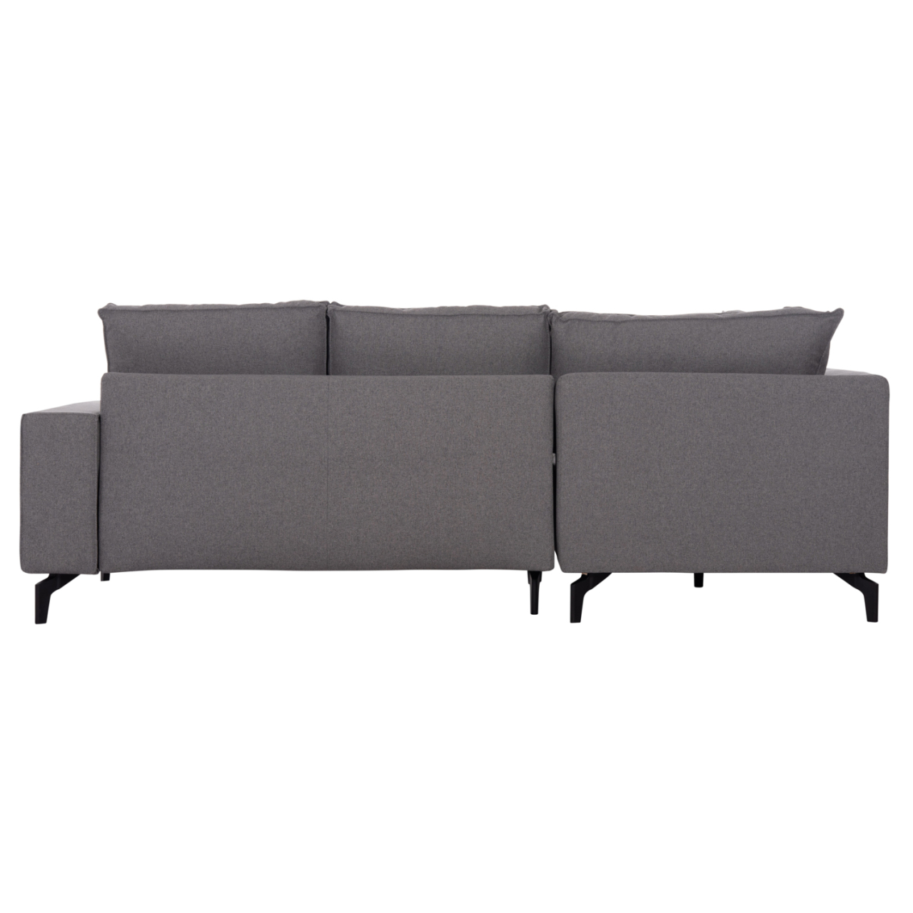 CORNER SOFA-BED WITH STORAGE SPACE SAFFIRA HM3303.01L GREY FABRIC 270x195x100Hcm. [6]