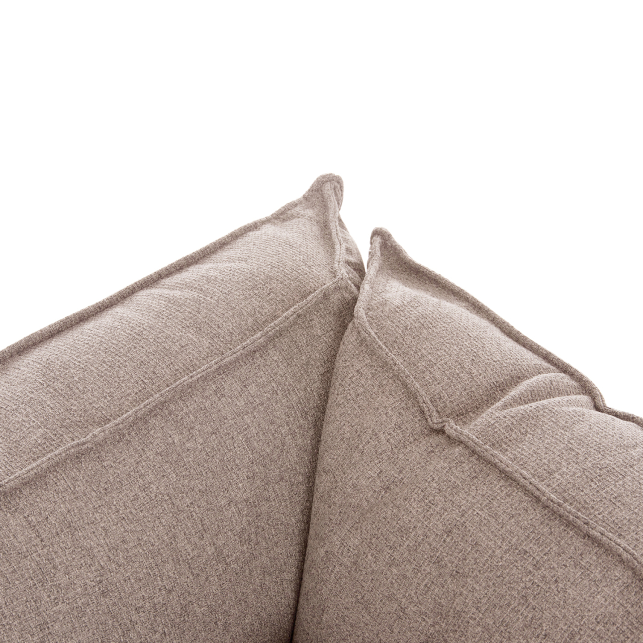 CORNER SOFA-BED WITH STORAGE SPACE SAFFIRA HM3303.03R BEIGE FABRIC 270x195x100Hcm. [10]