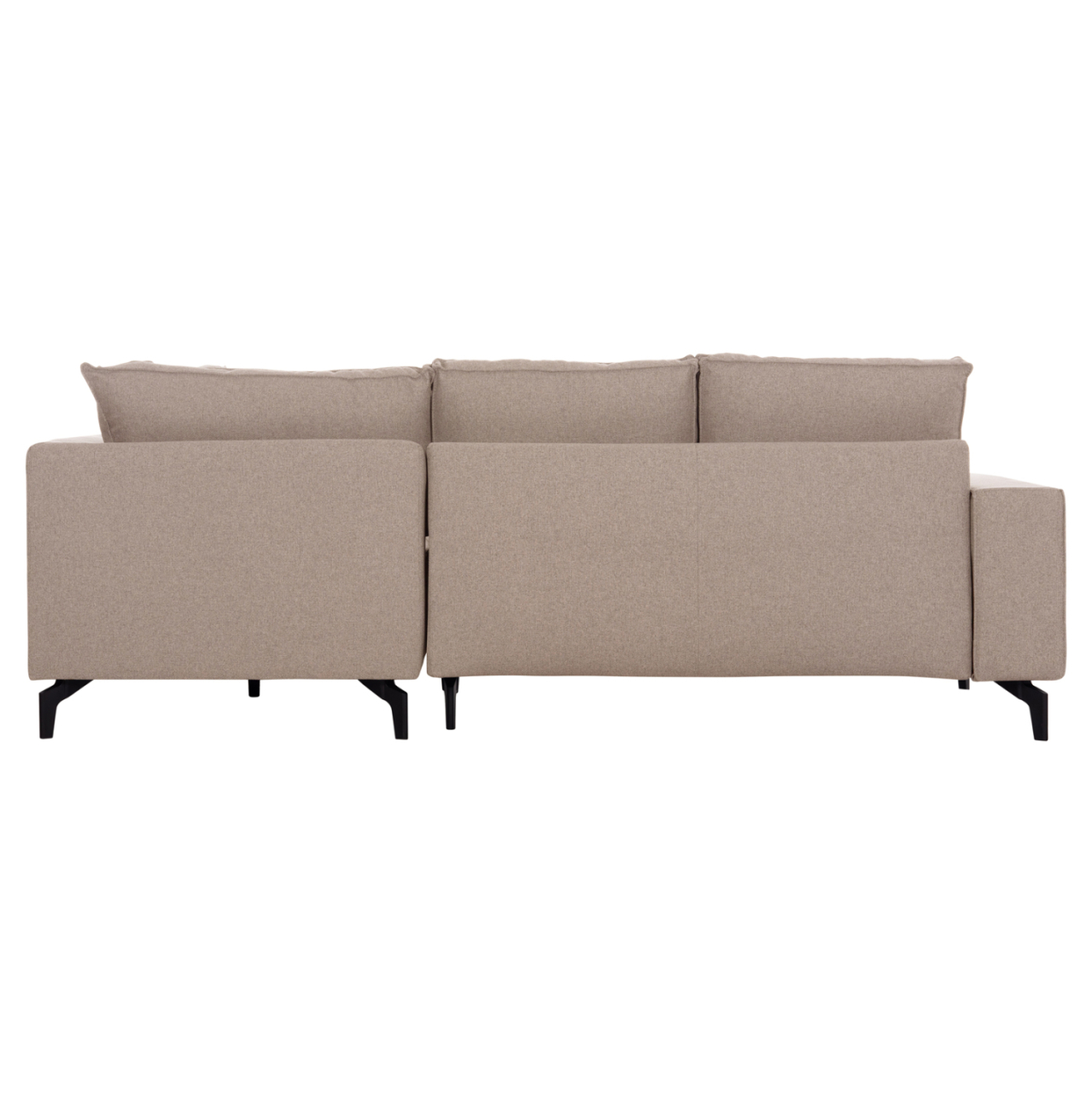 CORNER SOFA-BED WITH STORAGE SPACE SAFFIRA HM3303.03R BEIGE FABRIC 270x195x100Hcm. [6]