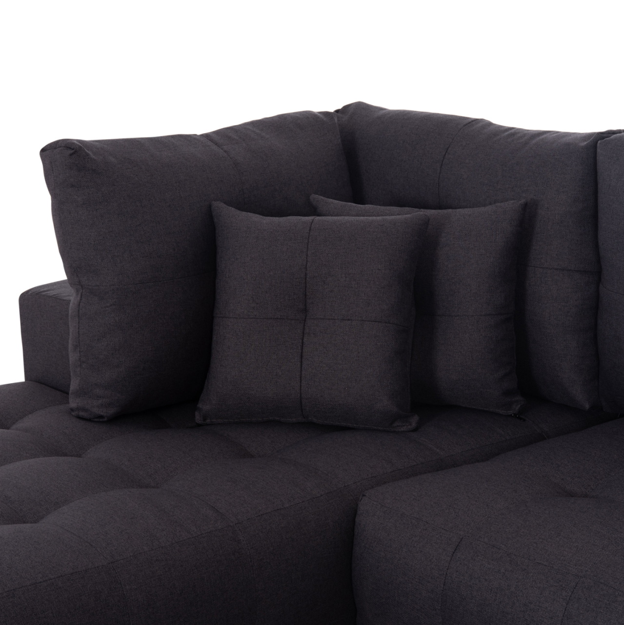 CORNER SOFA-BED WITH STORAGE SPACE TRENDSTON HM3302.01L GREY FABRIC 298x177x95Hcm. [7]