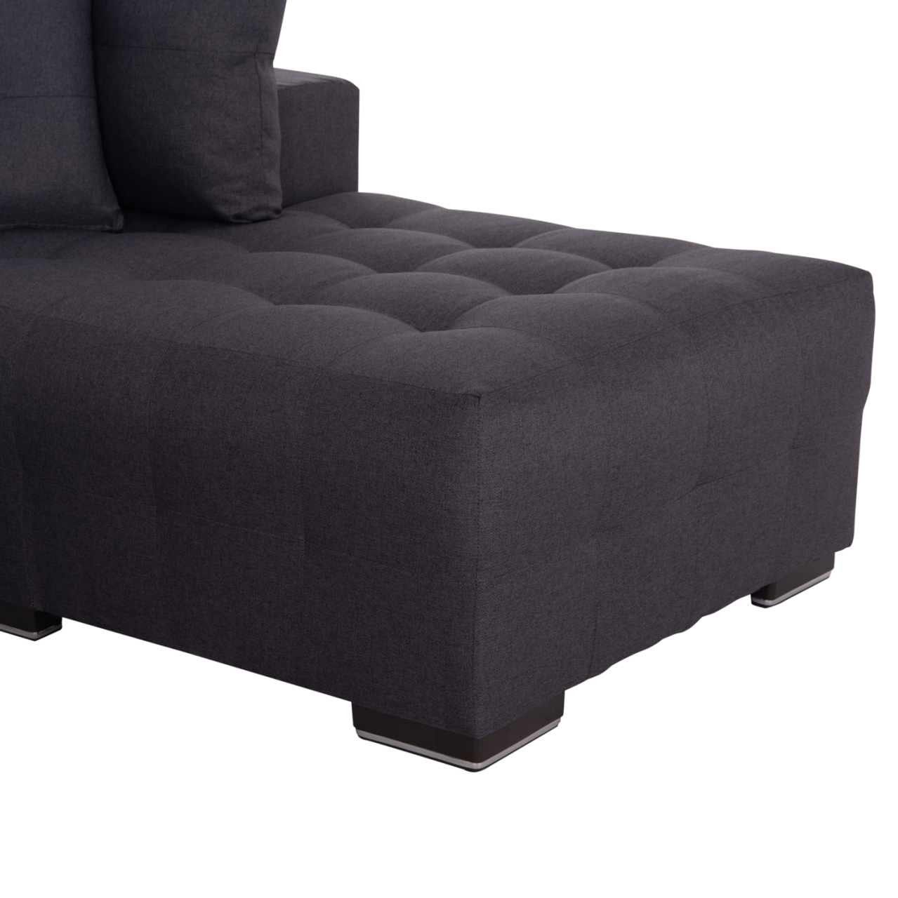 CORNER SOFA-BED WITH STORAGE SPACE TRENDSTON HM3302.01R GREY FABRIC 298x177x95Hcm. [8]