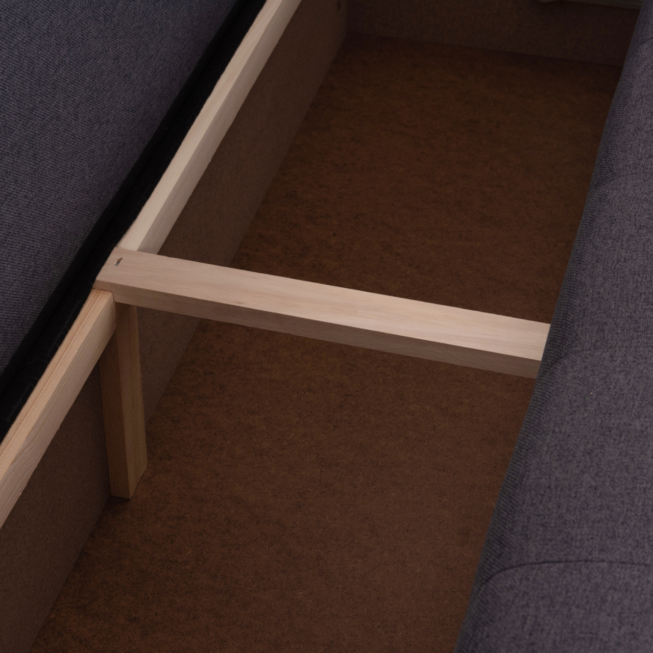CORNER SOFA-BED WITH STORAGE SPACE TRENDSTON HM3302.01R GREY FABRIC 298x177x95Hcm. [10]