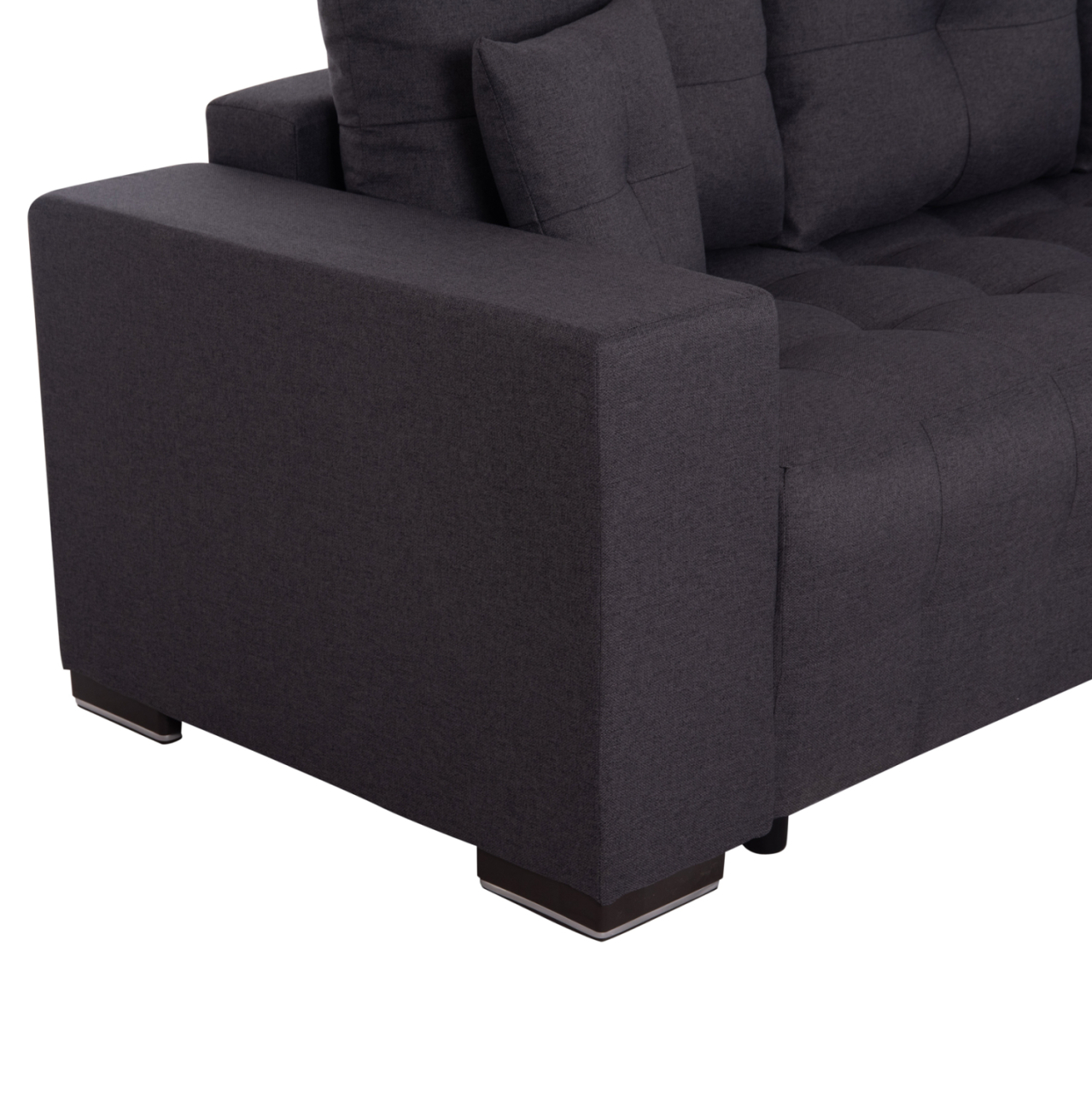 CORNER SOFA-BED WITH STORAGE SPACE TRENDSTON HM3302.01R GREY FABRIC 298x177x95Hcm. [9]