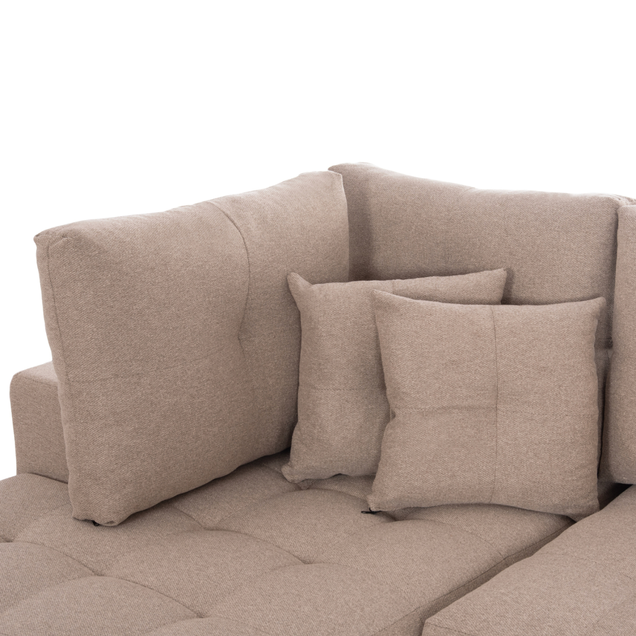 CORNER SOFA-BED WITH STORAGE SPACE TRENDSTON HM3302.03L BEIGE FABRIC 298x177x95Hcm. [7]