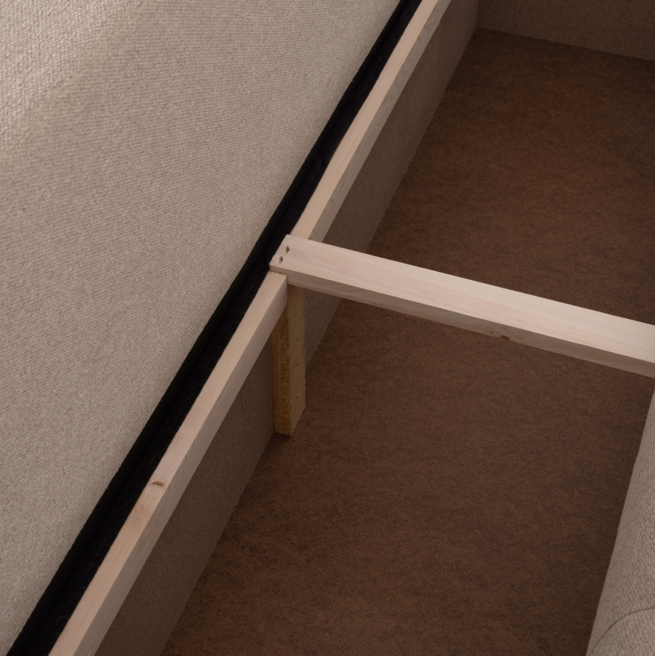 CORNER SOFA-BED WITH STORAGE SPACE TRENDSTON HM3302.03R BEIGE FABRIC 298x177x95Hcm. [10]