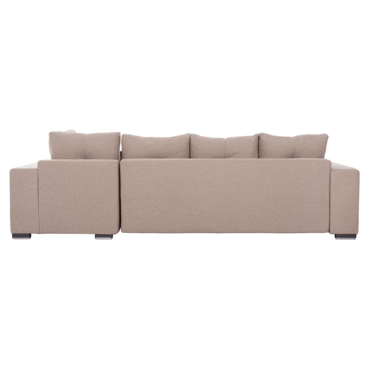 CORNER SOFA-BED WITH STORAGE SPACE TRENDSTON HM3302.03R BEIGE FABRIC 298x177x95Hcm. [6]