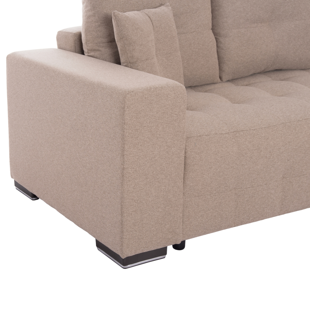 CORNER SOFA-BED WITH STORAGE SPACE TRENDSTON HM3302.03R BEIGE FABRIC 298x177x95Hcm. [8]