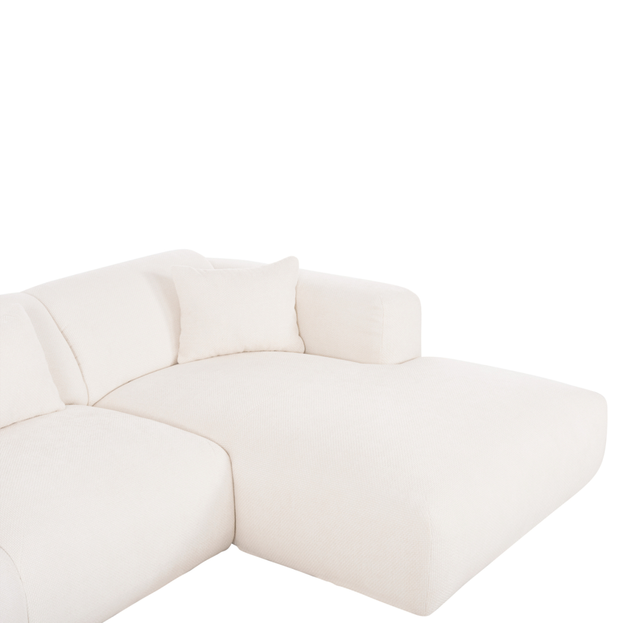 CORNER SOFA BRICKEN HM3275.02R WHITE FABRIC 110-282x98-160x72Hcm. [7]