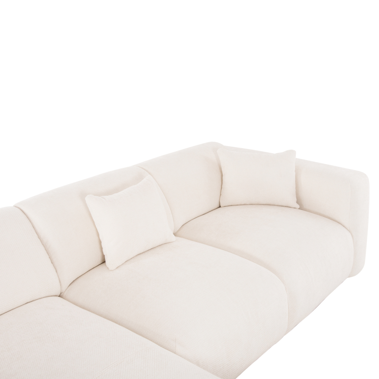 CORNER SOFA (LEFT) BRICKEN HM3275.02L WHITE FABRIC 110-282x98-160x72Hcm. [8]
