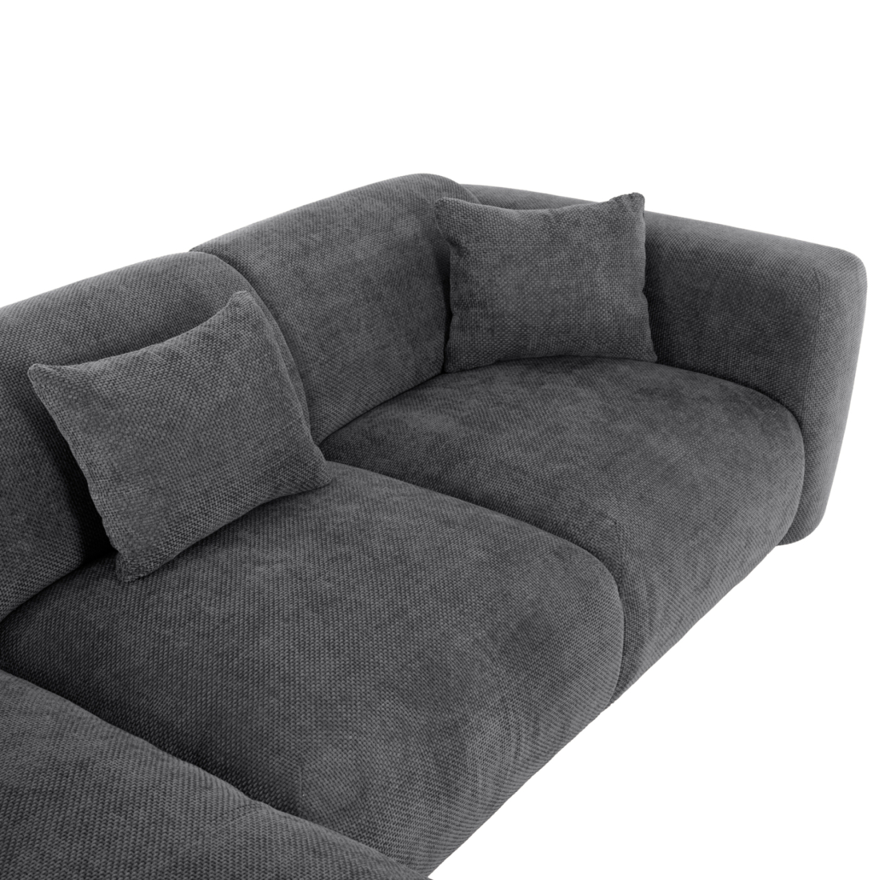 CORNER SOFA (LEFT) BRICKEN HM3275.04L ANTHRACITE FABRIC 110-282x98-160x72Hcm. [9]
