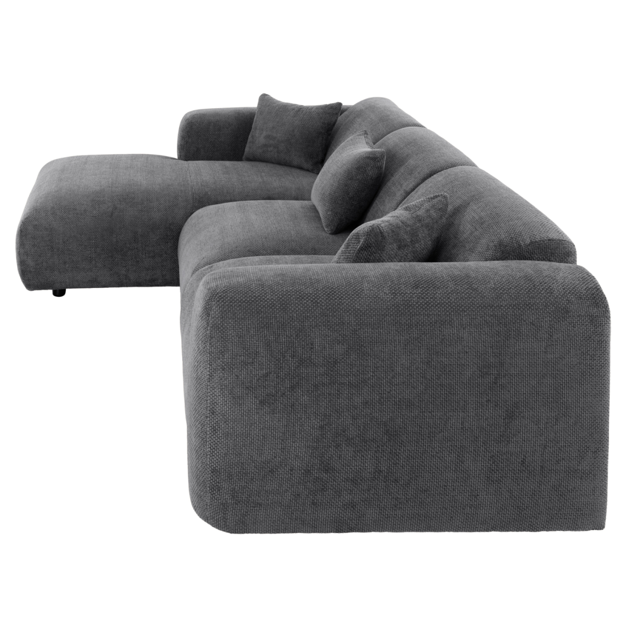 CORNER SOFA (LEFT) BRICKEN HM3275.04L ANTHRACITE FABRIC 110-282x98-160x72Hcm. [4]