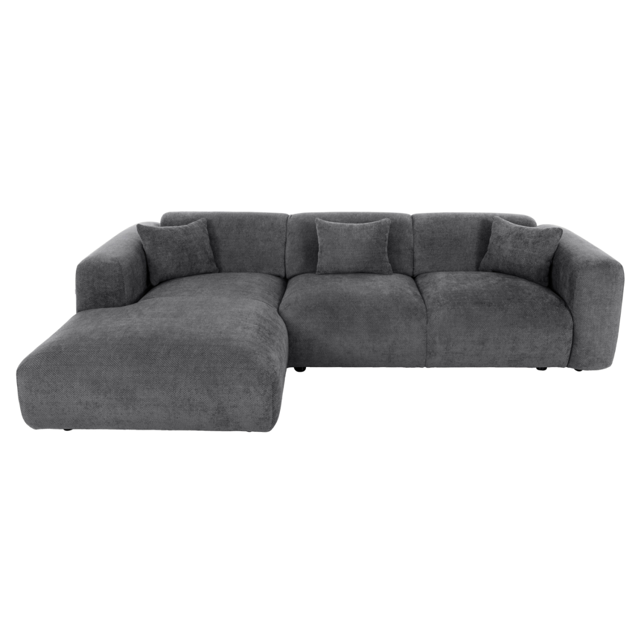 CORNER SOFA (LEFT) BRICKEN HM3275.04L ANTHRACITE FABRIC 110-282x98-160x72Hcm. [3]