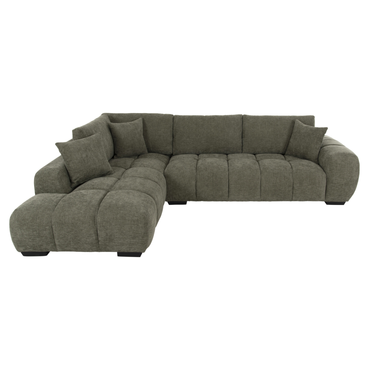 CORNER SOFA (LEFT) COVEN HM3266.04L GREEN FABRIC 298x102-208x85Hcm. [3]