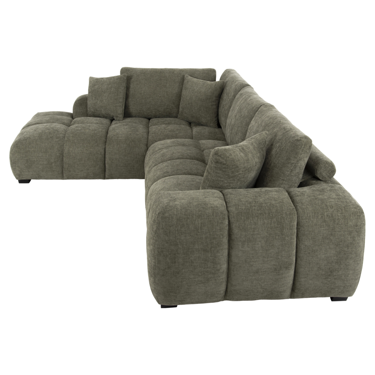 CORNER SOFA (LEFT) COVEN HM3266.04L GREEN FABRIC 298x102-208x85Hcm. [4]