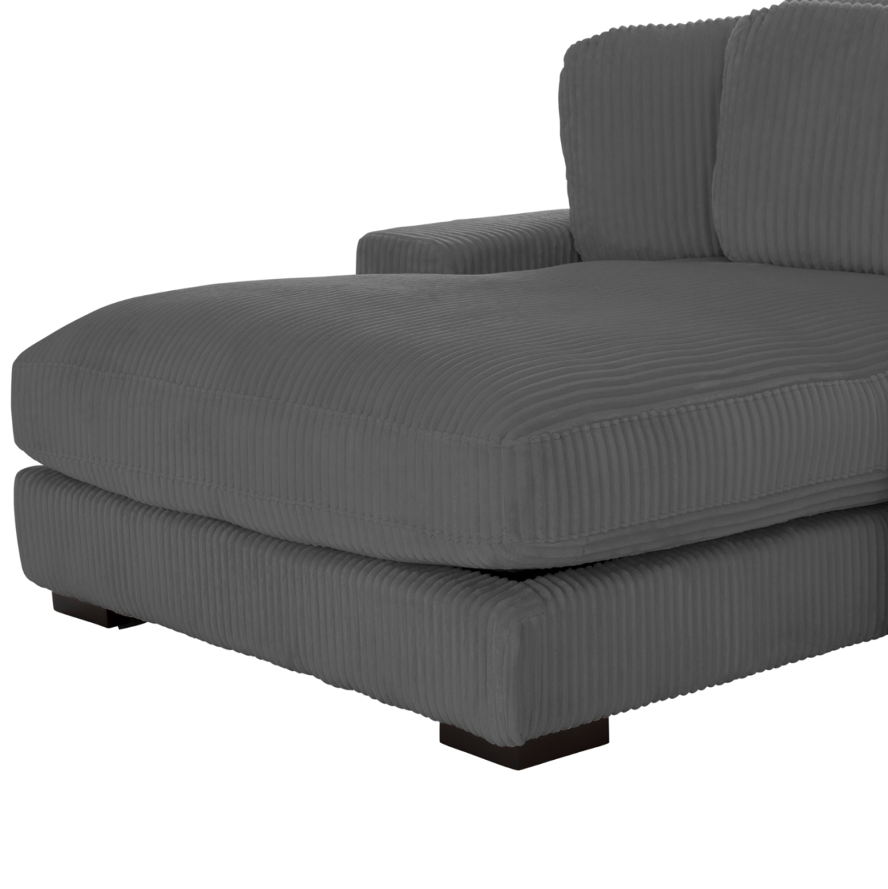 CORNER SOFA LEFT CRANFIELD HM3287.01L GREY CORD FABRIC 315x167(corner)x67Hcm. [7]