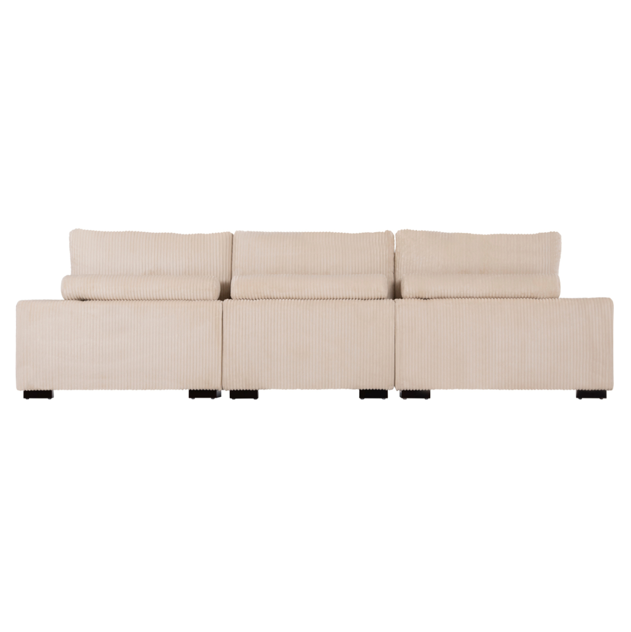 CORNER SOFA LEFT CRANFIELD HM3287.02L BEIGE CORD FABRIC 315x167(corner)x67Hcm. [5]