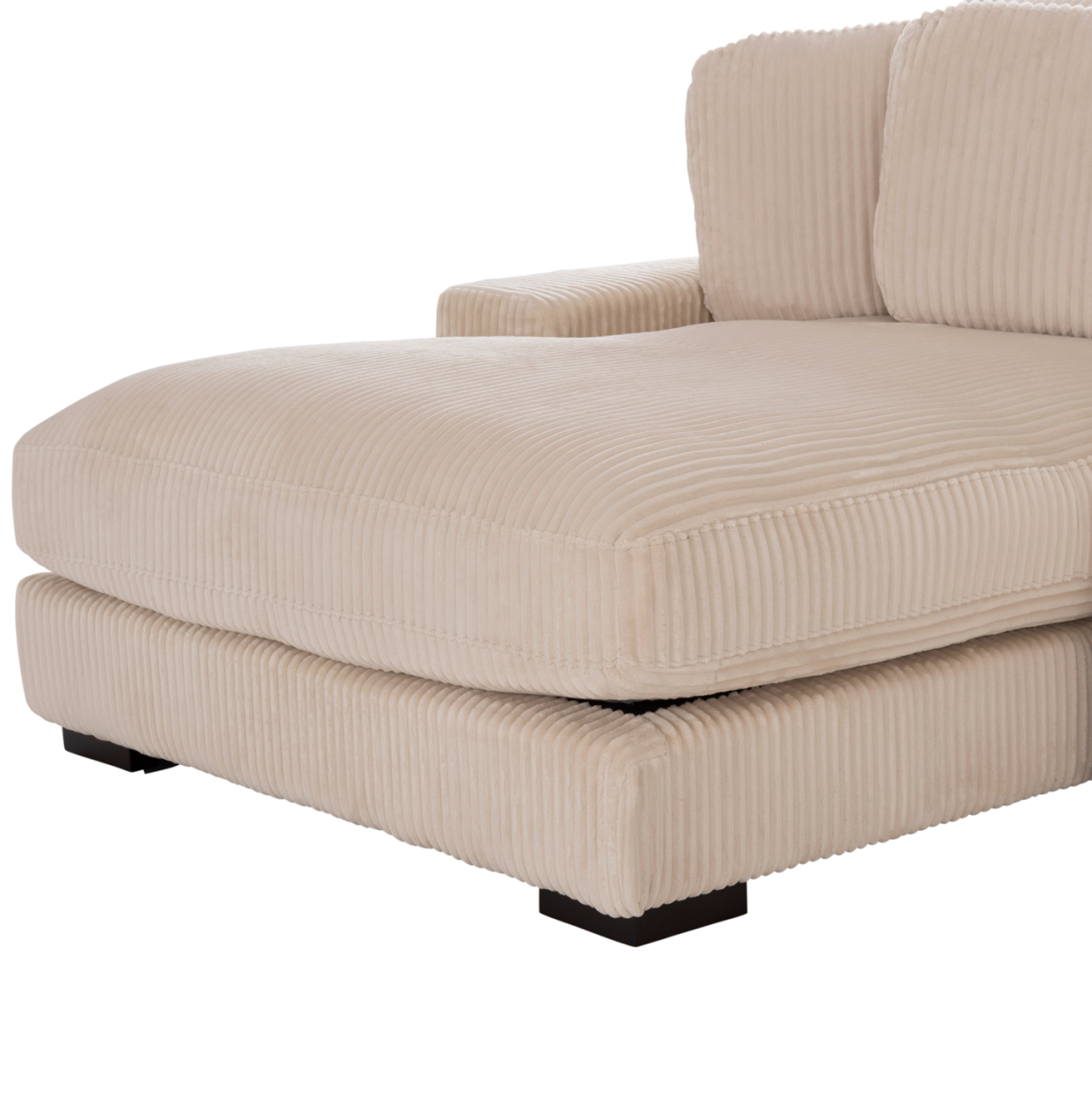 CORNER SOFA LEFT CRANFIELD HM3287.02L BEIGE CORD FABRIC 315x167(corner)x67Hcm. [7]