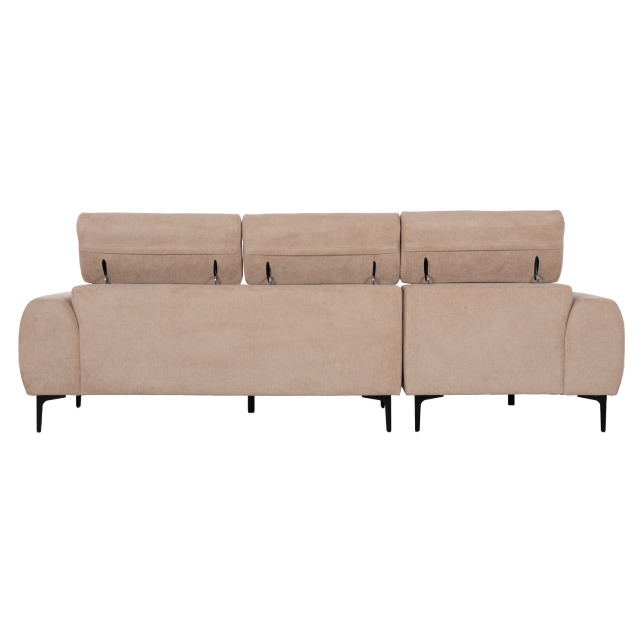 CORNER SOFA LEFT DIVYA HM3267.11L BROWN FABRIC 260x100-174x104Hcm. [6]