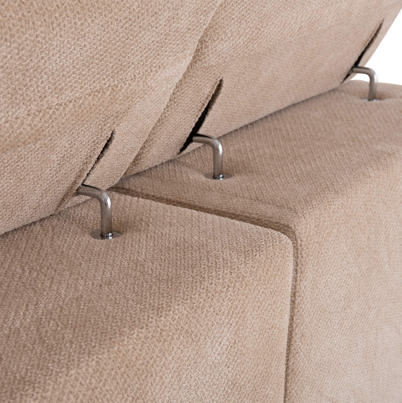 CORNER SOFA LEFT DIVYA HM3267.11L BROWN FABRIC 260x100-174x104Hcm. [10]