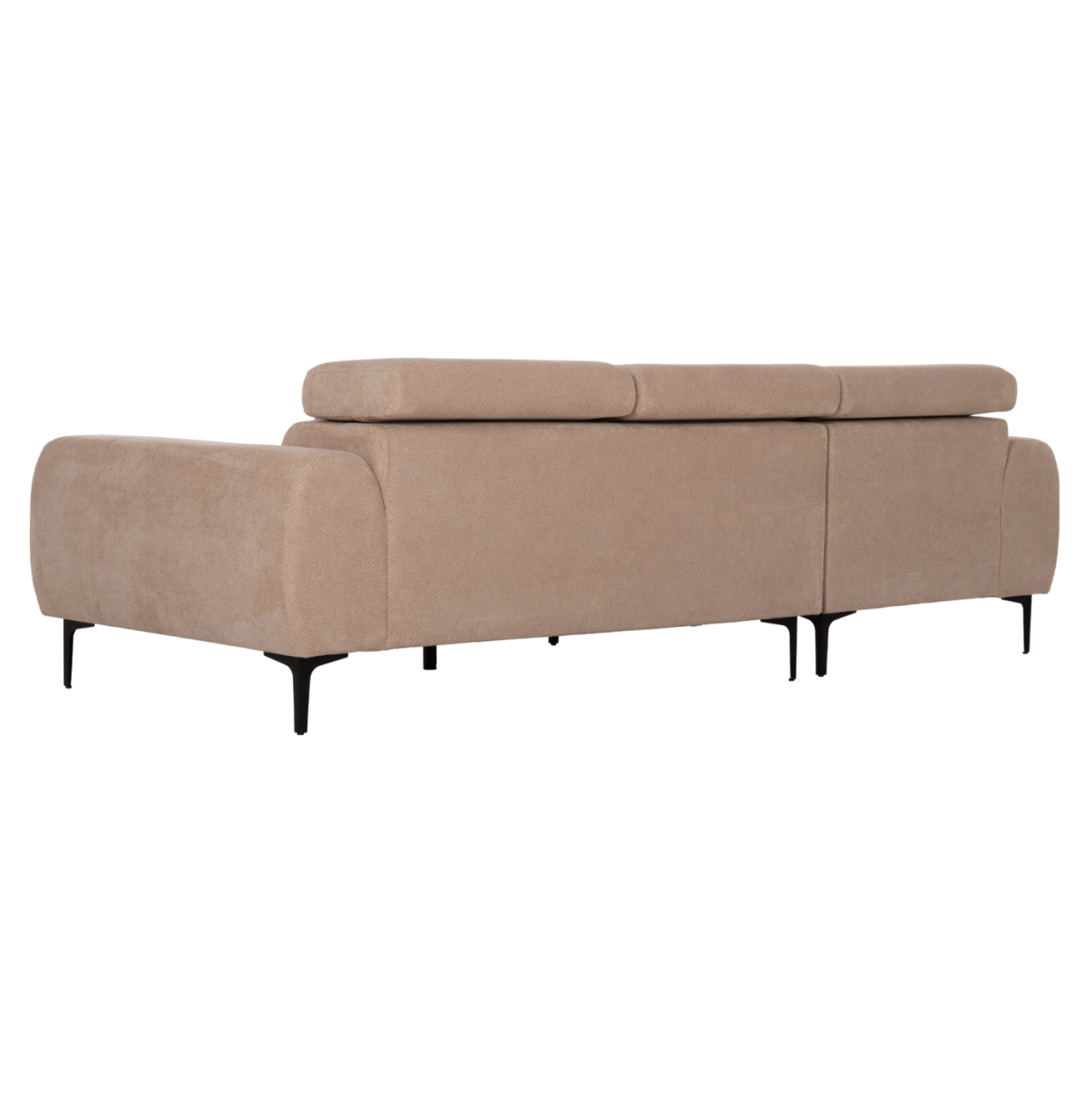 CORNER SOFA LEFT DIVYA HM3267.11L BROWN FABRIC 260x100-174x104Hcm. [5]