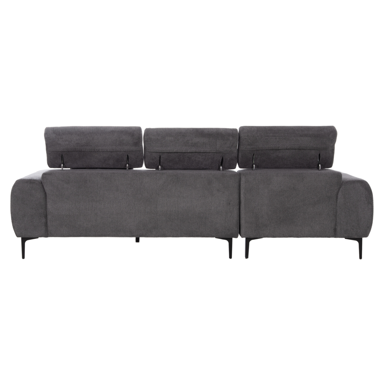 CORNER SOFA LEFT DIVYA HM3267.12L GREY FABRIC 260x100-174x104Hcm. [6]