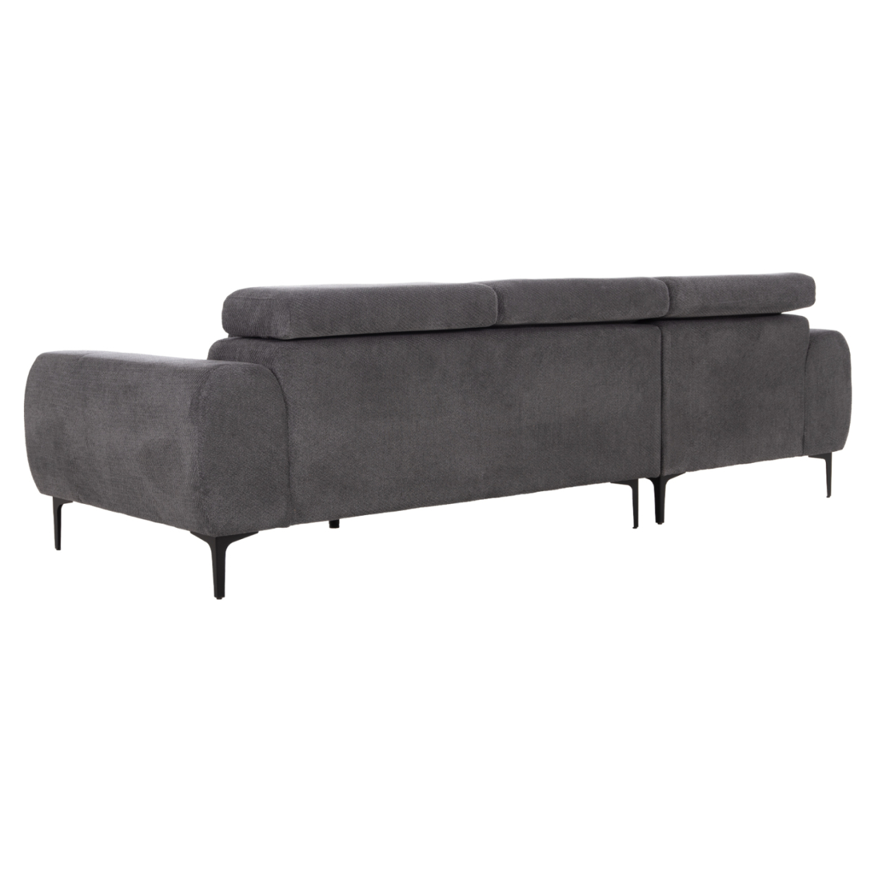 CORNER SOFA LEFT DIVYA HM3267.12L GREY FABRIC 260x100-174x104Hcm. [5]