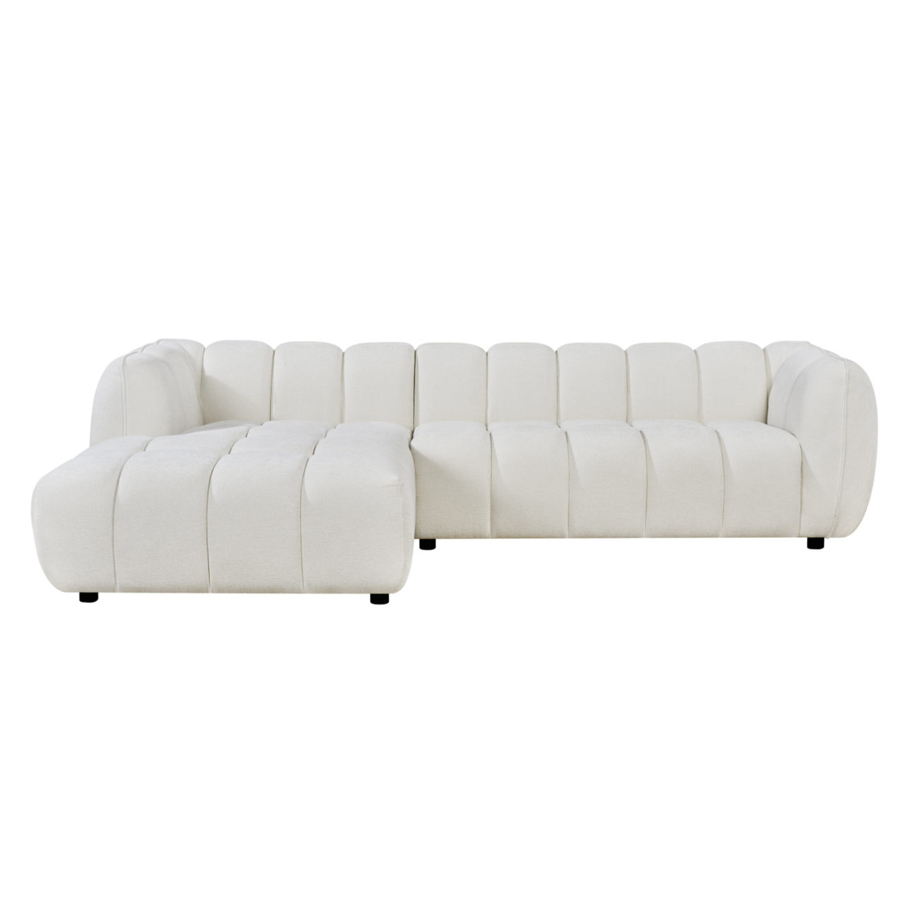 CORNER SOFA (LEFT) LYKKE HM3326.02L ECRU FABRIC 280x89-165(chaise)x70Hcm. [3]