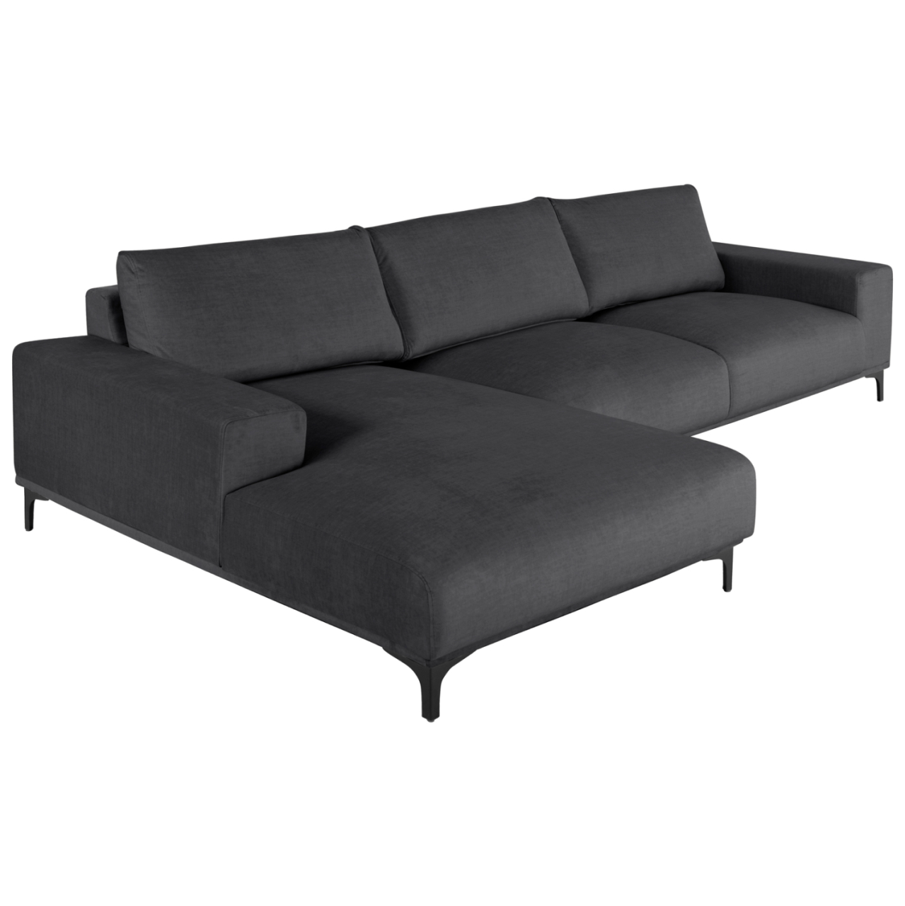 CORNER SOFA (LEFT) NOA HM3278.02L ANTHRACITE FABRIC 288x90-157x67-80Hcm. [8]