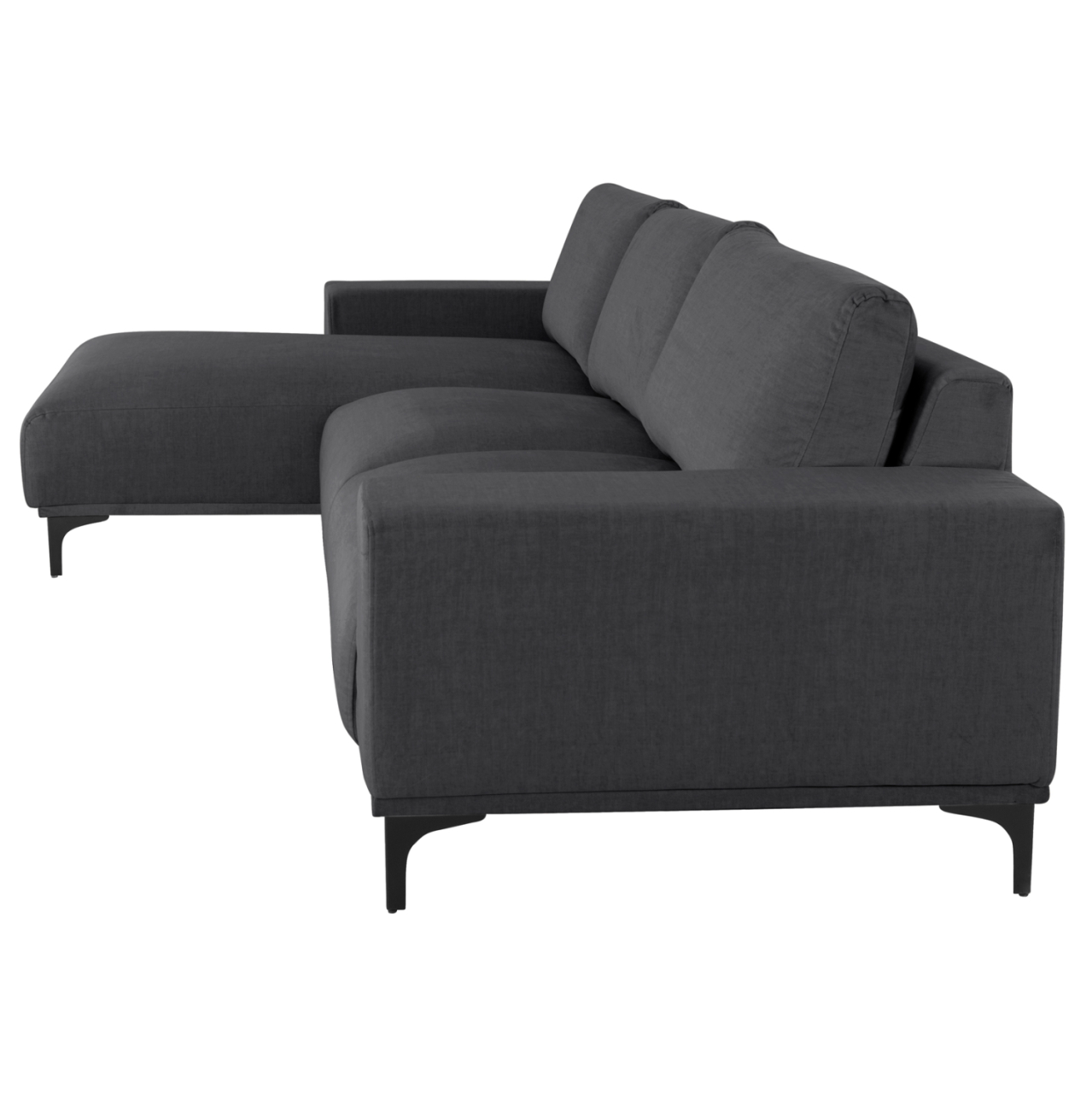 CORNER SOFA (LEFT) NOA HM3278.02L ANTHRACITE FABRIC 288x90-157x67-80Hcm. [4]