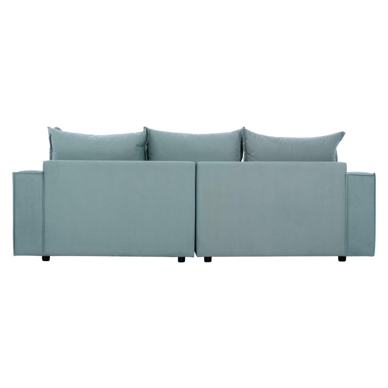 Corner Sofa "MONZA", interchangeable, 3 pcs, pistachio green, stain-resistant, water-repellent [5]